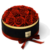 13 XL red preserved roses in luxury velvet gift box — Floragram Canada